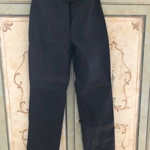 Black Leather Pants Size 4